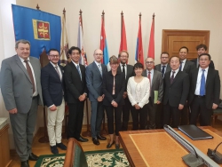 Trivan sa predstavnicima kompanija koje ce graditi regionalnu deponiju Vinca