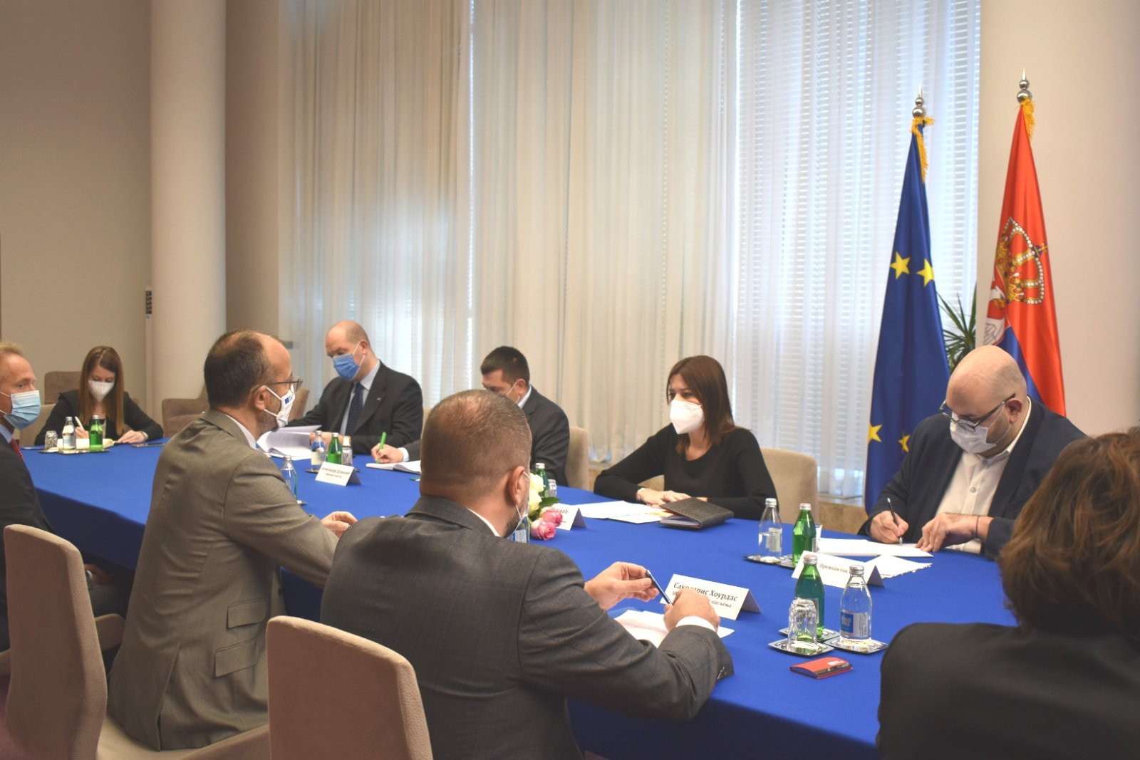 Ministarka Irena Vujović sa Semom Fabricijem o nastavku saradnje sa Delegacijom EU u oblasti zaštite životne sredine