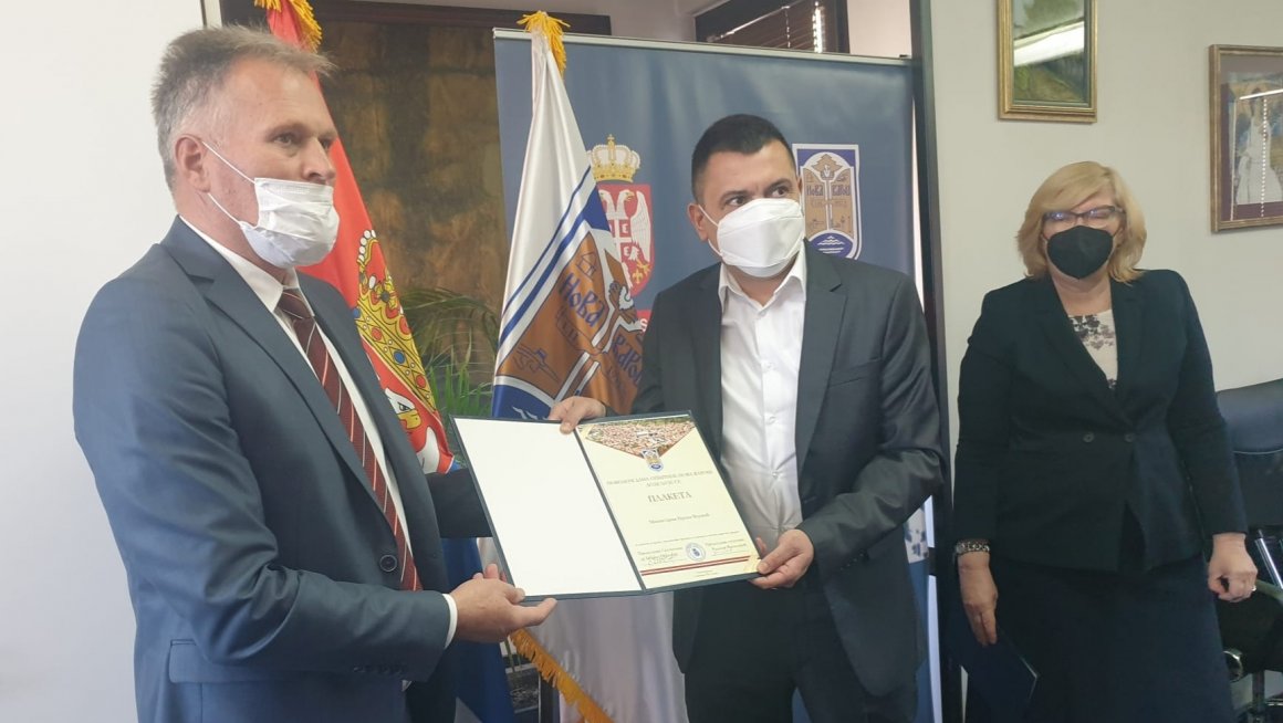 Министарки Ирени Вујовић додељена Плакета општине Нова Варош